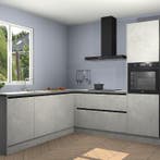 Beton Opal greeploze keuken Willemstad 122121, Huis en Inrichting, Keuken | Complete keukens, Verzenden, Nieuw