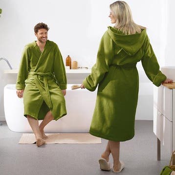2dekans | Moodit Badjas Reese, Cactus groen - XXL - Unisex -, Ophalen of Verzenden, Zo goed als nieuw, Groen
