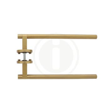 Intersteel Deurkruk Shiraat 250mm op rozet éénzijdig verdekt, Verzenden, Nieuw