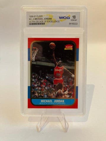 1996/97 Fleer Michael Jordan U-4 Graded card - 1 Card -, Nieuw