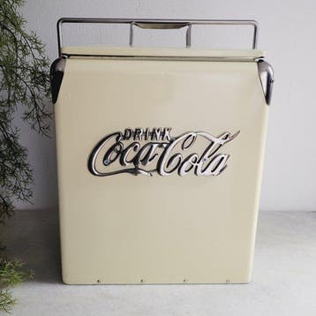 Coca-Cola - Reclamebord - Zeldzaam Aangeboden: Koelbox, 1980