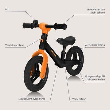Lionelo Toni Loopfiets – Vanaf 18 mnd – Tot 30 kg –, Verzenden, Nieuw