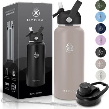 Hydra Essentials® RVS Drinkfles 1 Liter - Thermosfles met, Ophalen of Verzenden, Nieuw