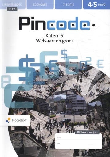 Pincode 45 havo katern 6 Welvaart en Groei Lee 9789001753894, Boeken, Verzenden, Zo goed als nieuw