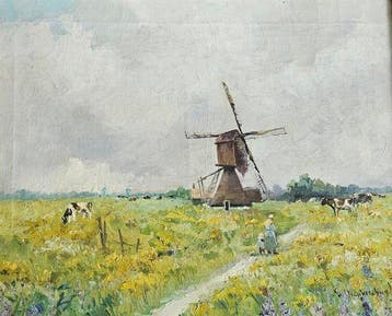 Hollandse School (XIX) - Schitterend impressionistisch