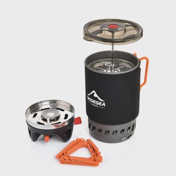 Widesea Draagbare Camping Koffiezetter Set met French Press, Verzenden, Nieuw
