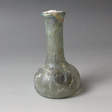 Oud-Romeins Glas Flask (Zonder minimumprijs)