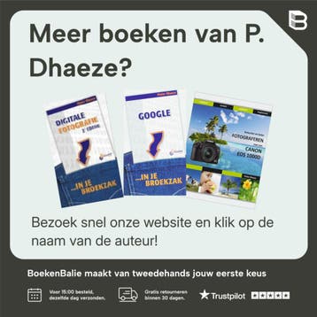Digitale fotografie in je broekzak 9789059400054 P. Dhaeze, Boeken, Verzenden, Gelezen, P. Dhaeze