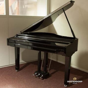 Oostendorp Digital Classic Mini Grand Deluxe V PE chroom, Muziek en Instrumenten, Piano's, Nieuw, Zwart, Vleugel