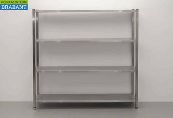HCB RVS Opbergrek Rek Stelling Premium-line 180 x 40 x 180, Ophalen of Verzenden, Nieuw in verpakking