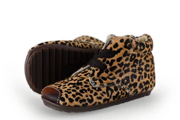 Shoesme Veterschoenen Meisjes in maat 19 Panter, Verzenden, Jongen of Meisje, Schoenen, Zo goed als nieuw