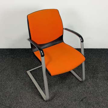 Vergaderstoel Drentea | Oranje, Ophalen of Verzenden, Gebruikt