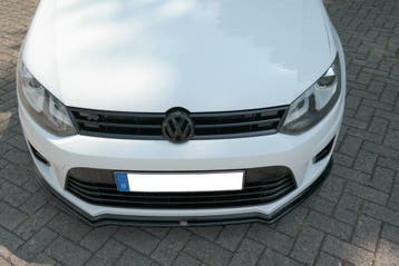 Voorspoiler VW Polo R WRC Maxton Glans Zwart, Ophalen of Verzenden, Nieuw