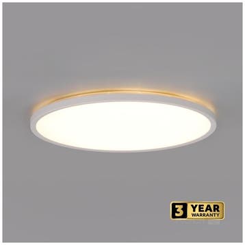 LED Plafondlamp NIVERA CIRCLE 18W Wit - IP54 - 3CCT 3000K..., Ophalen of Verzenden, Nieuw
