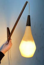 Wandlamp - Teak, Antiek en Kunst, Antiek | Lampen