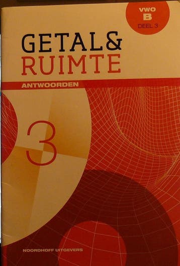 Getal & Ruimte 11e ed antwoorden vwo B deel 3 - J. H., Verzenden, Gelezen, J. H. Dijkhuis