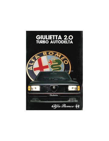 1983 ALFA ROMEO GIULIETTA 2.0 TURBO AUTODELTA BROCHURE, Nieuw, Alfa Romeo, Author