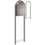 Bobi Classic brievenbus en Round statief - RVS, Tuin en Terras, Brievenbussen, Verzenden, Nieuw