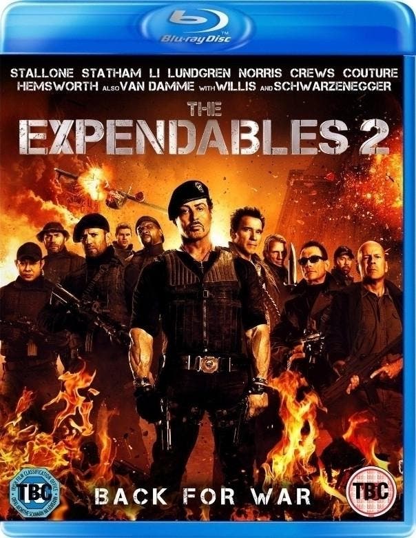 The Expendables 2 (Blu-ray), Cd's en Dvd's, Blu-ray, Gebruikt, Verzenden