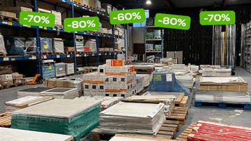 Tegels met Kortingen tot 80% - Mega Magazijn Uitverkoop, Ophalen, Keramiek, Nieuw, 10 m² of meer