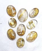 Lot - quartz rutile - 100 % natuurlijk Cabochon- 8.68 g -