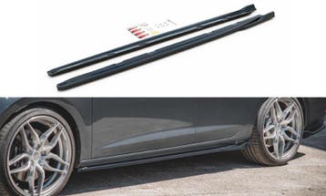Zijskirts passend voor Seat Leon FR 5F Maxton Design glans, Ophalen of Verzenden, Nieuw
