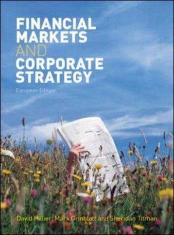 Financial Markets And Corporate Strategy - Mark Grinblatt, Verzenden, Gelezen, Mark Grinblatt