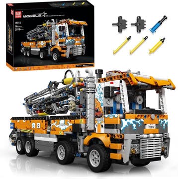 Mould King Betonpompwagen (Voertuigen, Modelbouwsets), Kinderen en Baby's, Verzenden, Nieuw