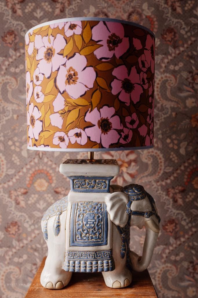Olifantenlampenvoet, Huis en Inrichting, Lampen | Tafellampen, Nieuw, Vintage, Ophalen of Verzenden