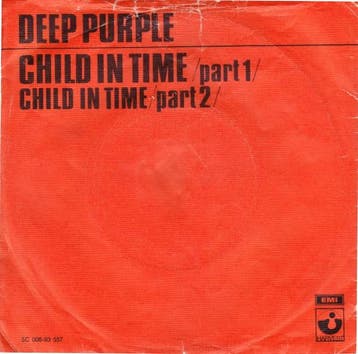 vinyl single 7 inch - Deep Purple - Child In Time, Cd's en Dvd's, Verzenden, Zo goed als nieuw, 7 inch, Rock en Metal
