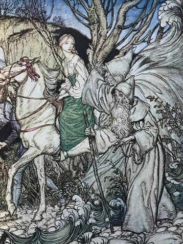 De La Motte Fouque / Arthur Rackham (ill.) - Undine - 1912