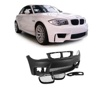 EVO look bumper BMW 1 serie E81 E82 E87 E88 +LCI B0211, Nieuw, Voor, BMW