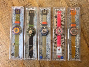 Swatch - Scuba Scuba 200 Collection Five Watch Set - Zonder, Sieraden, Tassen en Uiterlijk, Nieuw