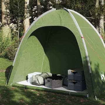 vidaXL Opbergtent waterdicht groen, Caravans en Kamperen, Verzenden, Nieuw, Tot en met 2