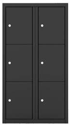 Nieuw Lockerkast Dark 6-deurs - 2 Kolommen HHV, Ophalen of Verzenden, Nieuw