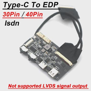 USB-C naar EDP Driver Board voor 2K/4K Schermen - 30/40 Pin, Verzenden, Nieuw