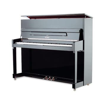 Petrof P 118 M1 PE messing piano, Nieuw, Zwart, Piano