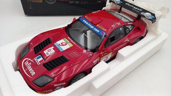 Kyosho 1:18 - Modelauto - Ferrari 575 GTC Estoril 2003 -, Hobby en Vrije tijd, Modelauto's | 1:5 tot 1:12