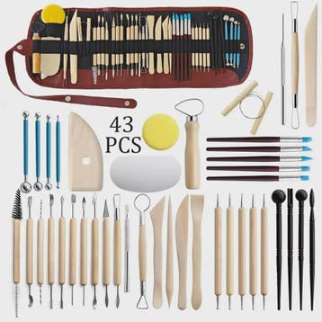 Uitgebreide Klei Modelleer- en Boetseer Gereedschap Set - 8-, Verzenden, Nieuw