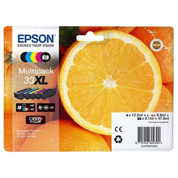 Epson 33XL (T3357) multipack 5 kleuren hoge capaciteit, Computers en Software, Printerbenodigdheden, Nieuw, Verzenden