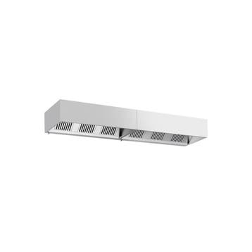 GGM Gastro | Afzuigkap doosmodel - 3800mm - met filters & |, Onderbouw afzuigkap, Verzenden, Nieuw, Inbouw