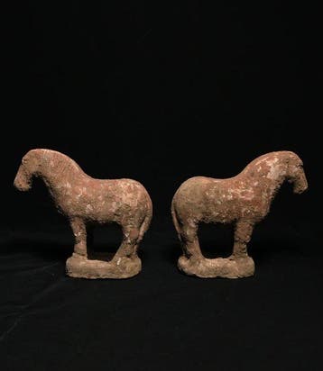 Oud Chinees, Tang-dynastie Keramiek Een paar keramische