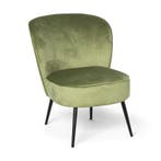 Fauteuil Frida - groen - 77x69x60 cm, Verzenden, Nieuw