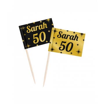 Prikkers Sarah 50 Jaar Goud, Hobby en Vrije tijd, Verzenden, Nieuw, Feestartikel
