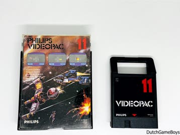 Philips Videopac - 11 - Cosmic Conflict, Verzenden, Gebruikt