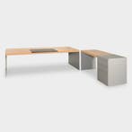 Renz Size designbureau en ladeblok - Eiken / aluminium, Ophalen of Verzenden, Nieuw