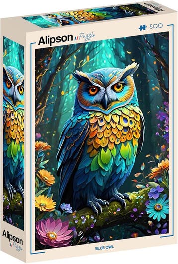 Blue Owl Puzzel (500 stukjes) | Alipson Puzzle - Puzzels, Verzenden, Nieuw