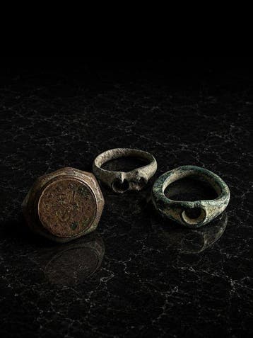 Laat-Romeins / Vroeg-Byzantijns Brons Ring - 4e tot 7e eeuw