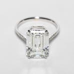 Verlovingsring - 18 karaat Witgoud - 7.10ct. tw. Diamant, Sieraden, Tassen en Uiterlijk, Antieke sieraden
