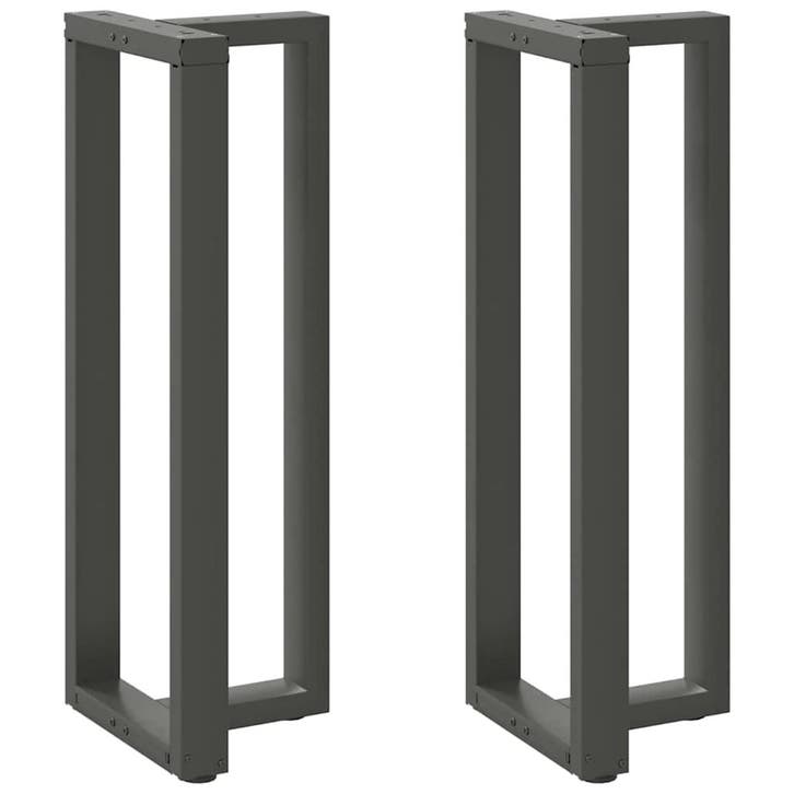 vidaXL Bartafelpoten 2 st T-vormig 50x35x(110-111) cm staal, Huis en Inrichting, Tafelonderdelen, Nieuw, Verzenden